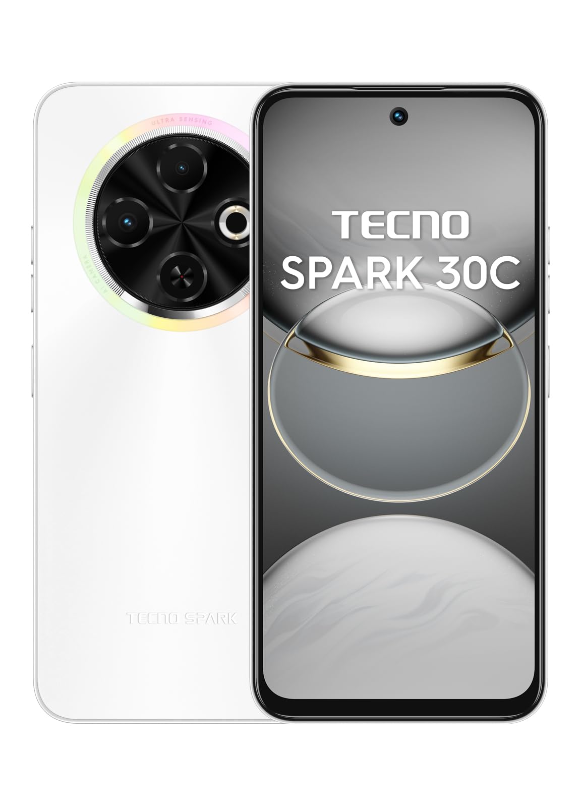 CELULAR TECNO SPARK 30C COLOR ORBIT WHITE 8GB DE RAM 128GB